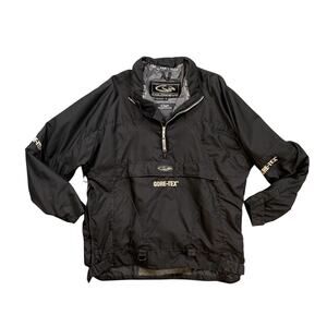 Coldwave Jacket Mens S Small Black White Gore Tex Snowmobile Anorak Winter Snow